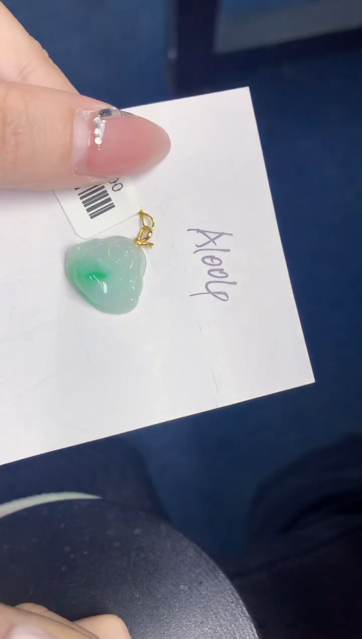 【闪购商品】翡翠颈饰18K金镶嵌000000000