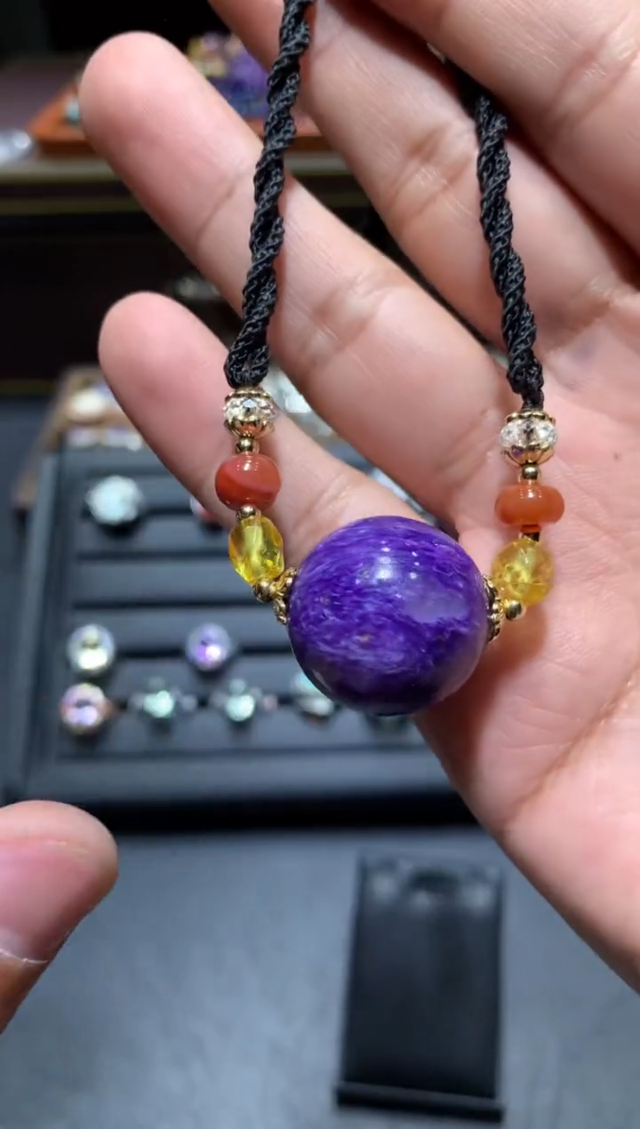 【闪购商品】查罗石颈饰未镶嵌L104【多样性发其一】