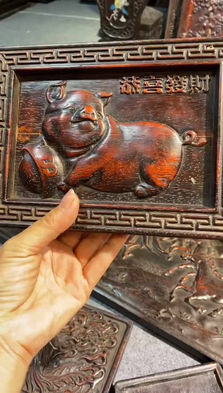 檀香紫檀（小叶紫檀）紫檀拆件雕刻板以直播间实物为准
