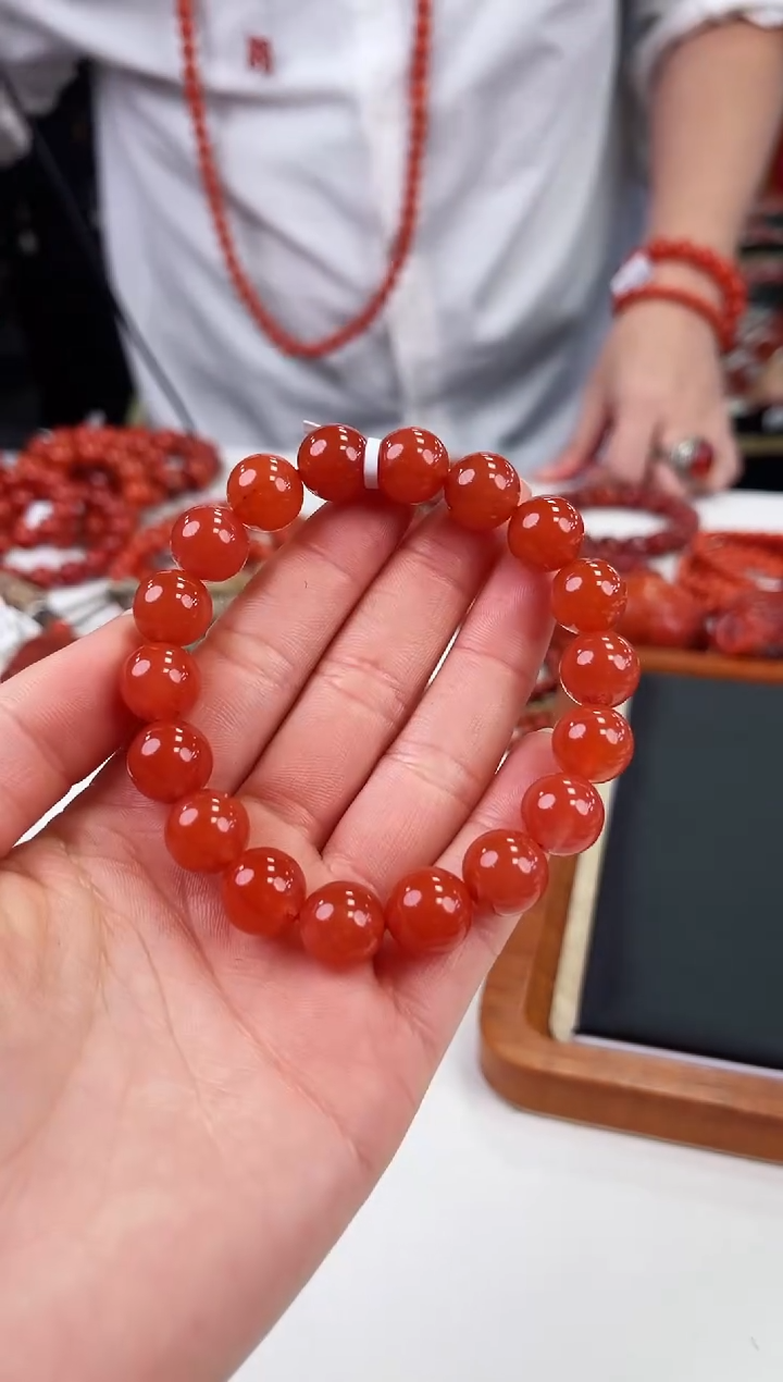 【闪购商品】南红玛瑙滴水洞手串11+未镶嵌一个/条