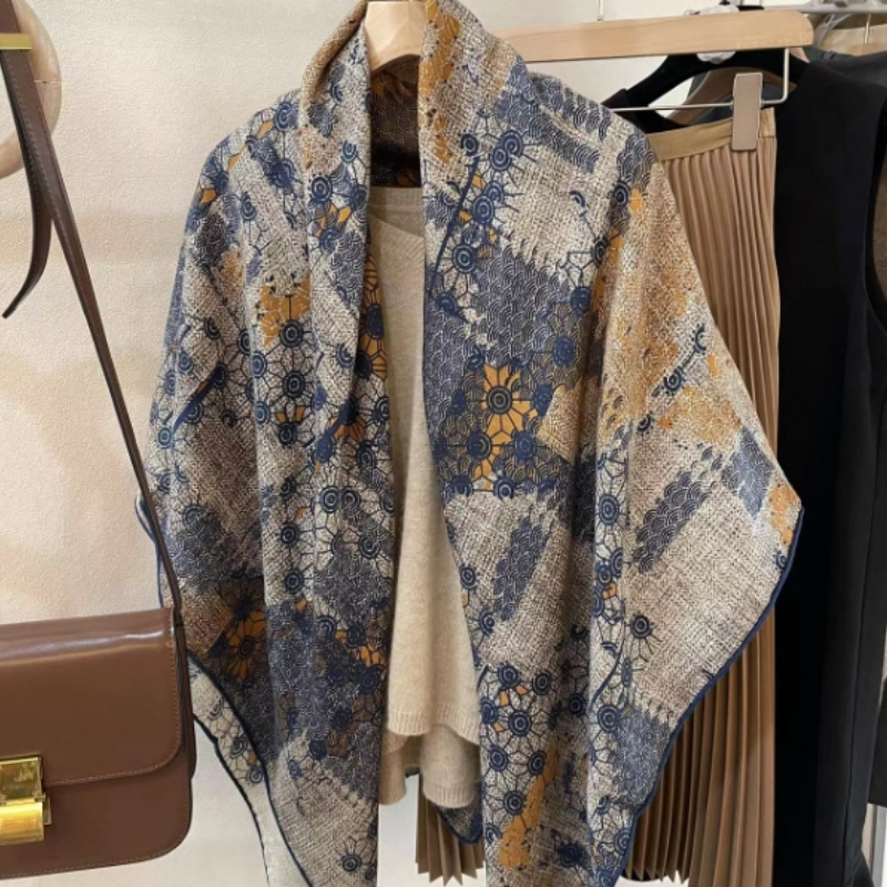 Qiantang Story/钱塘故事140丝毛-流绪微梦 围巾135*135