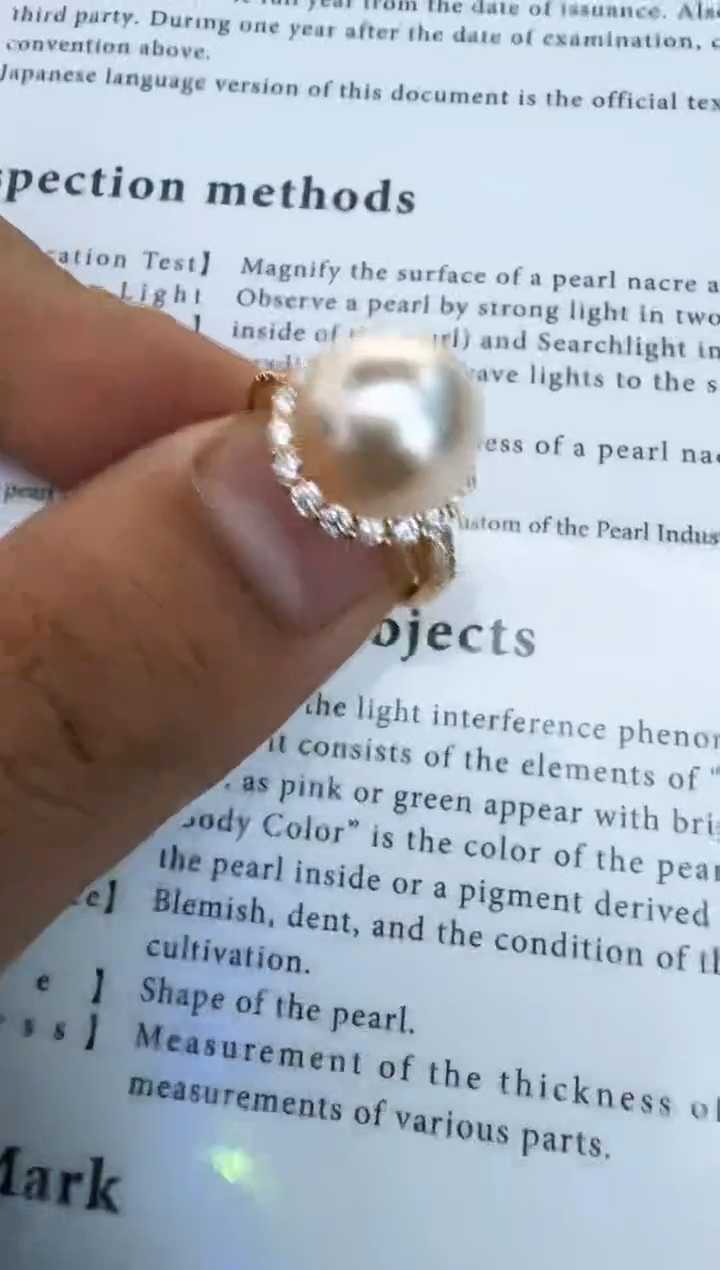 海水珍珠银S925镶嵌戒指戒指