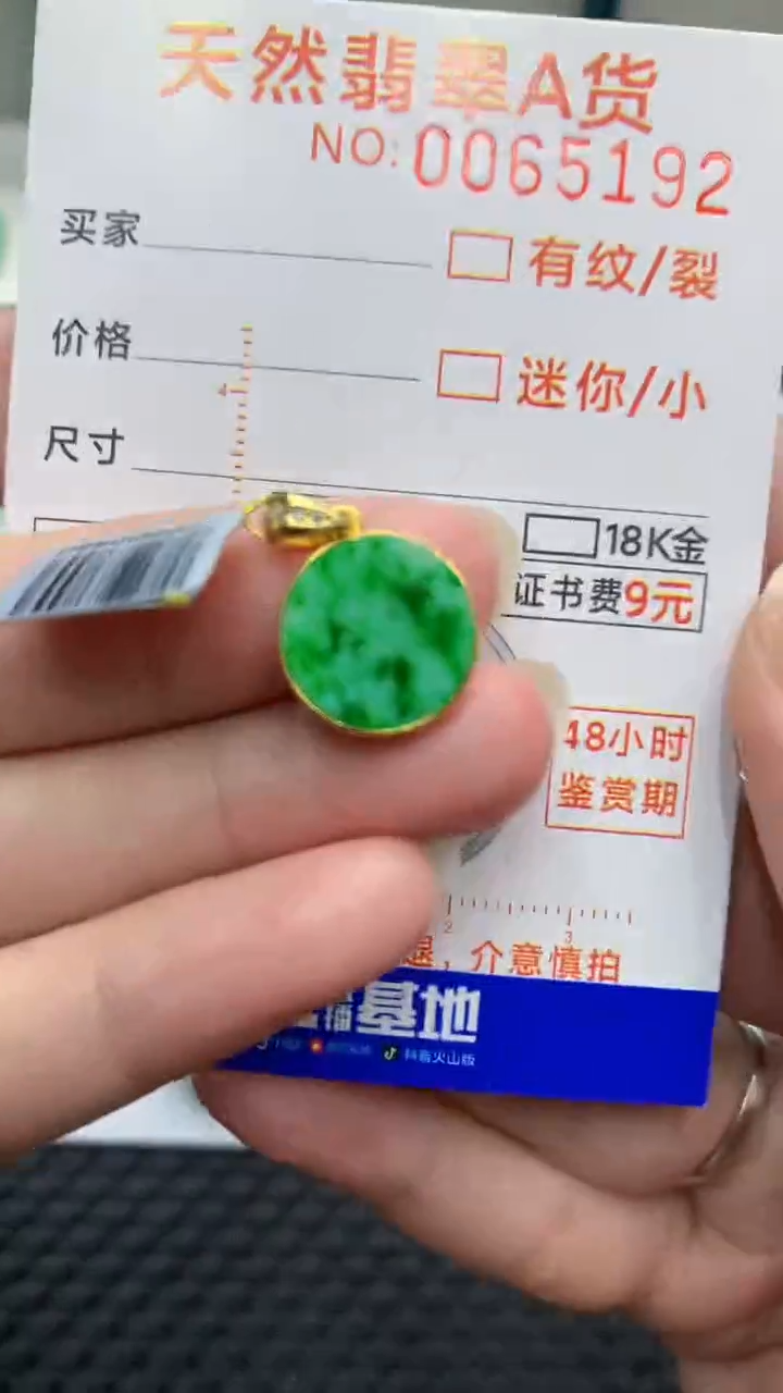 【闪购商品】翡翠颈饰银S925镶嵌            8