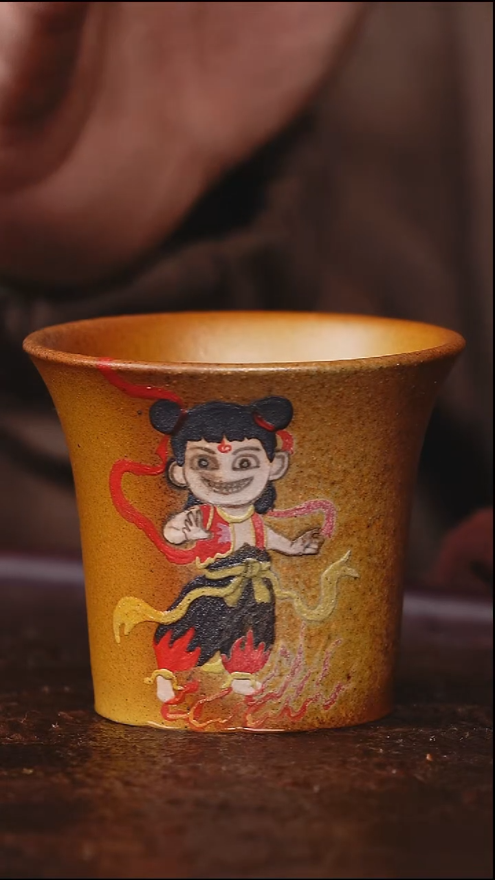 茶壶紫砂柴烧 杯