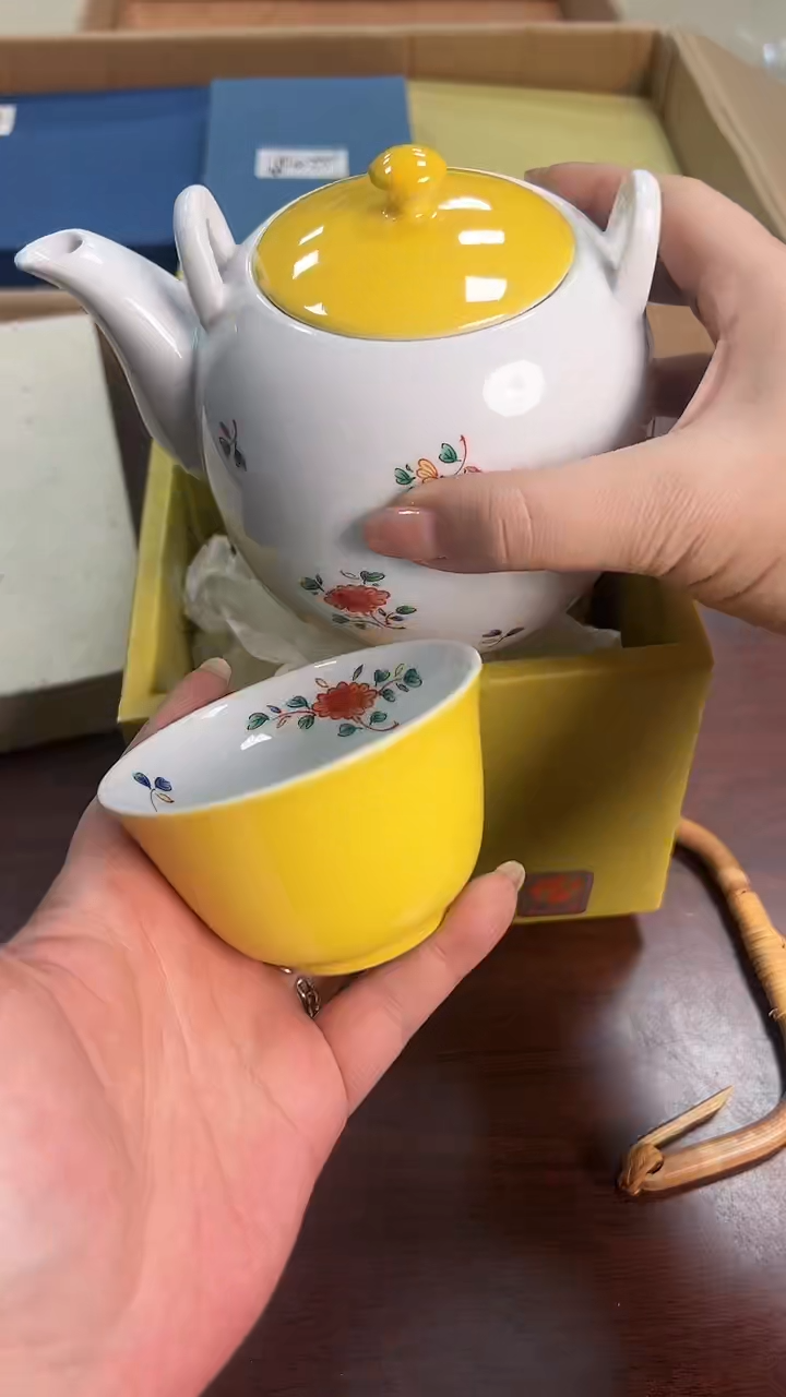 【闪购商品】橘吉一壶五杯瓷器瓷器瓷器瓷器瓷器