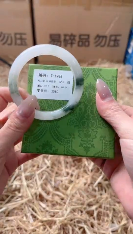 未镶嵌手镯石英质玉T-1988