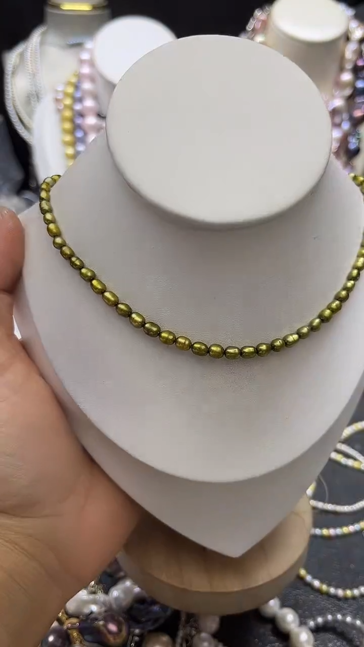 颈饰未镶嵌淡水珍珠多人