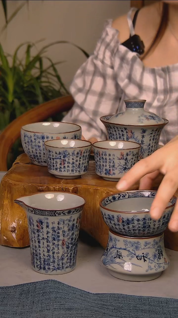 简装家用款6件套 陶瓷家用茶具系列