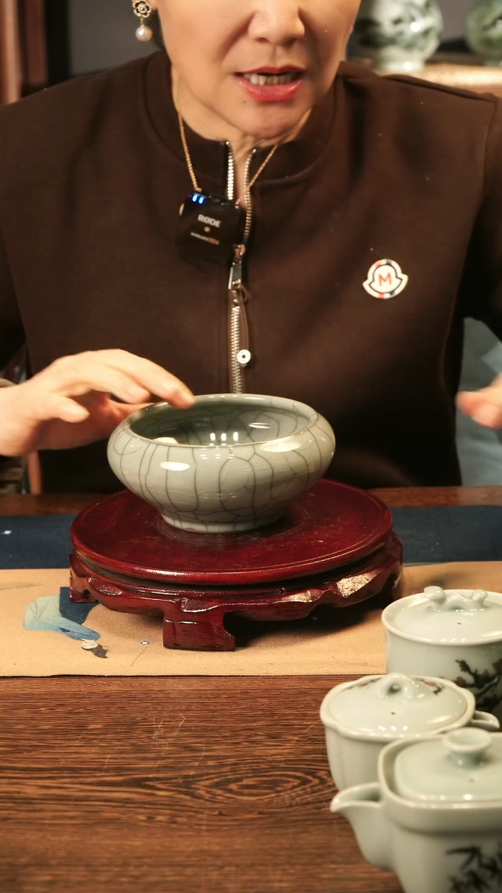 【闪购商品】青瓷 纯手工 哥窑 水洗