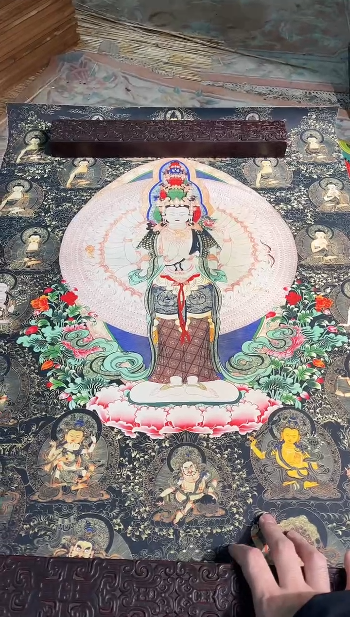 卷轴画路路的唐卡tk160