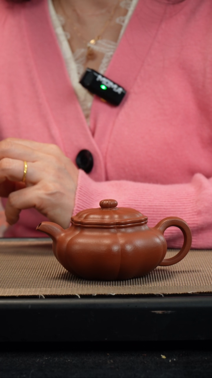 【闪购商品】紫砂茶壶生砂朱泥筋纹仿古