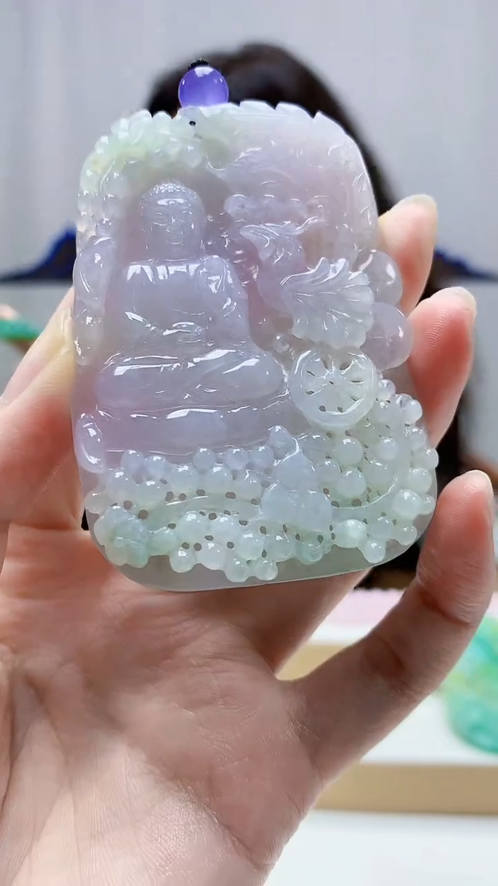 未镶嵌定制翡翠4829zm-毛货挂件人物94