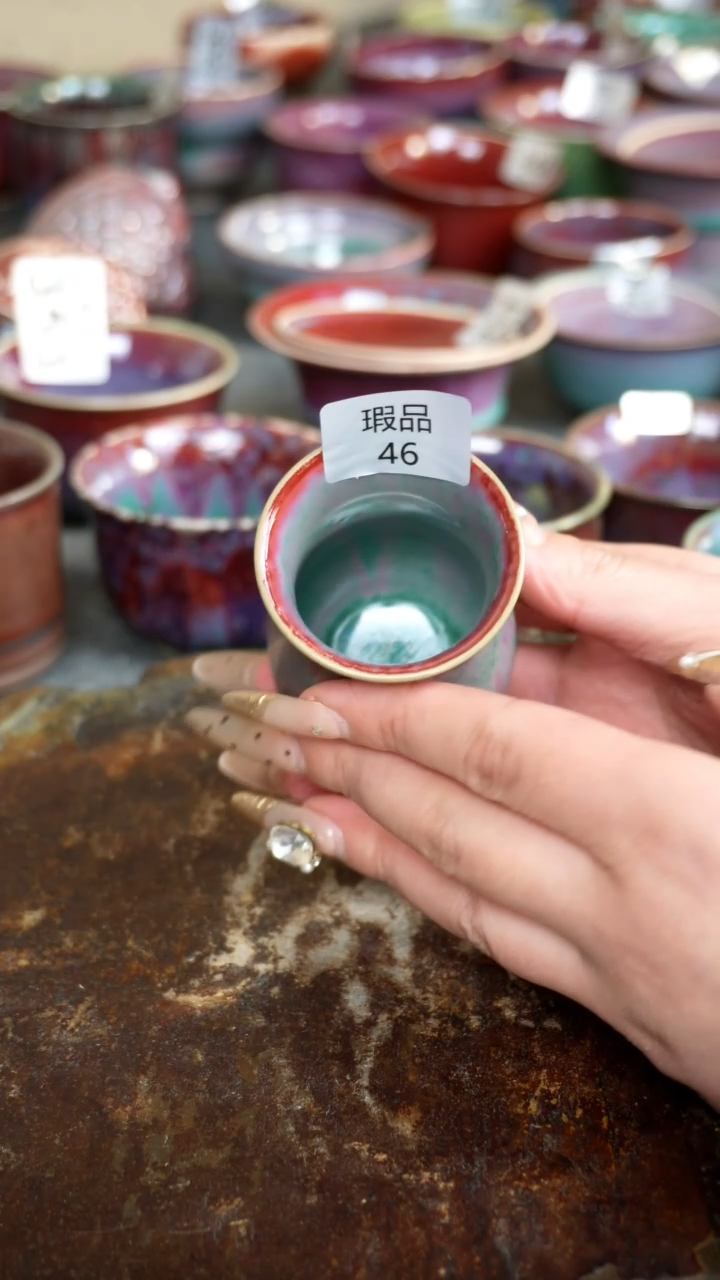 【闪购商品】摆件钧瓷手工茶器窑变