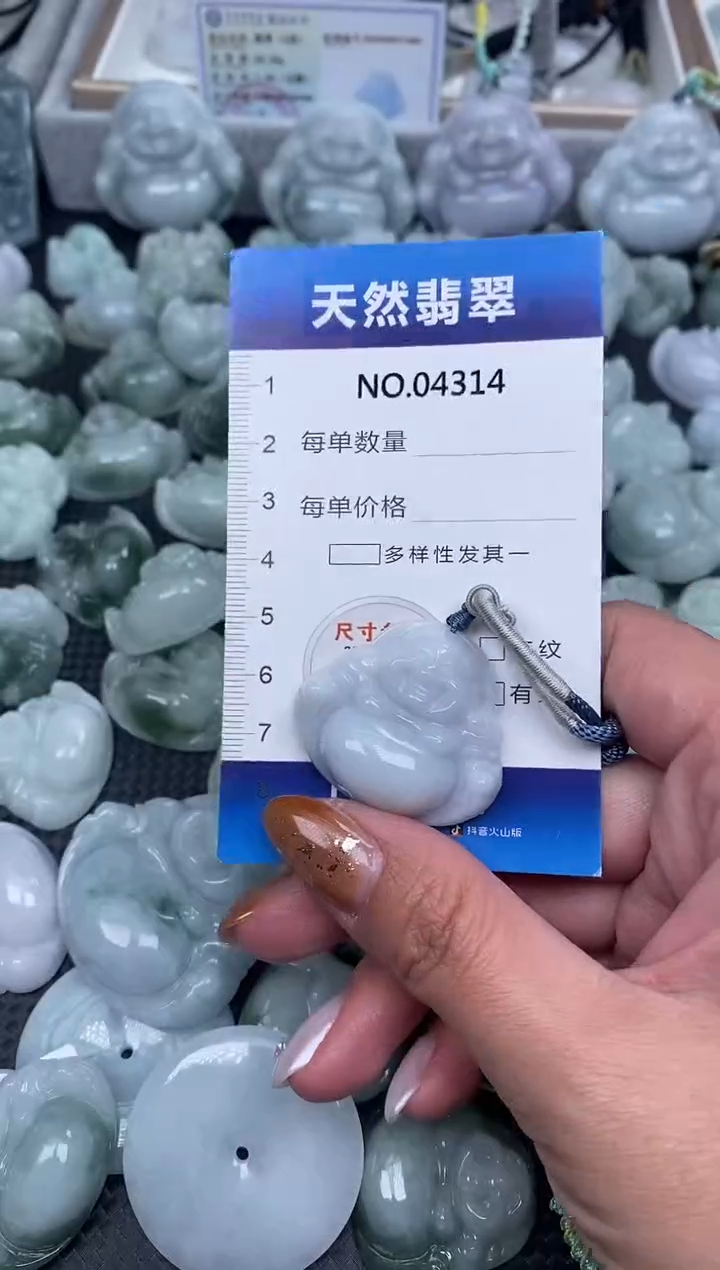 颈饰未镶嵌翡翠纯天然A货翡翠4314