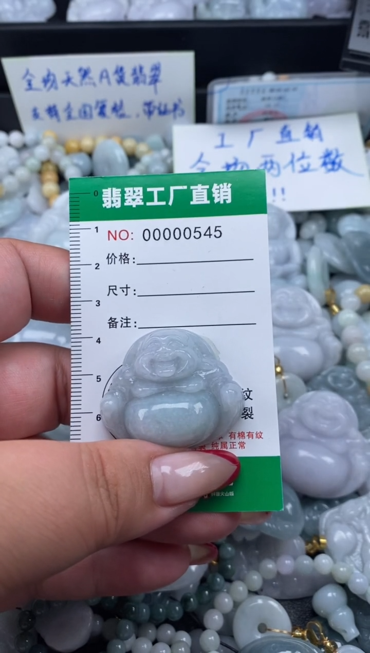 翡翠未镶嵌颈饰天然A货翡翠0545