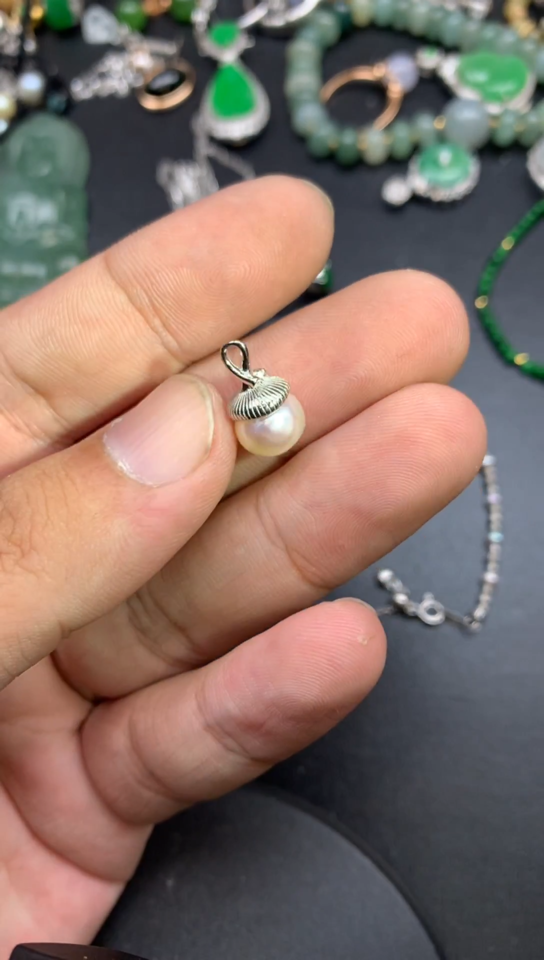 颈饰未镶嵌淡水珍珠轩****ʸ艾希商品不退不换