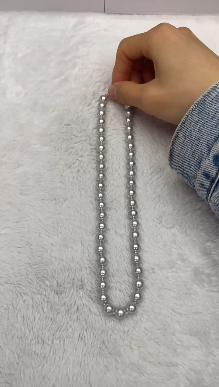 【闪购商品】海水珍珠颈饰未镶嵌AK真多麻8.5-9mm（多样性发一）