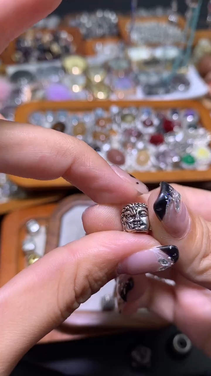 锆石合金古银隔珠 5元5个 