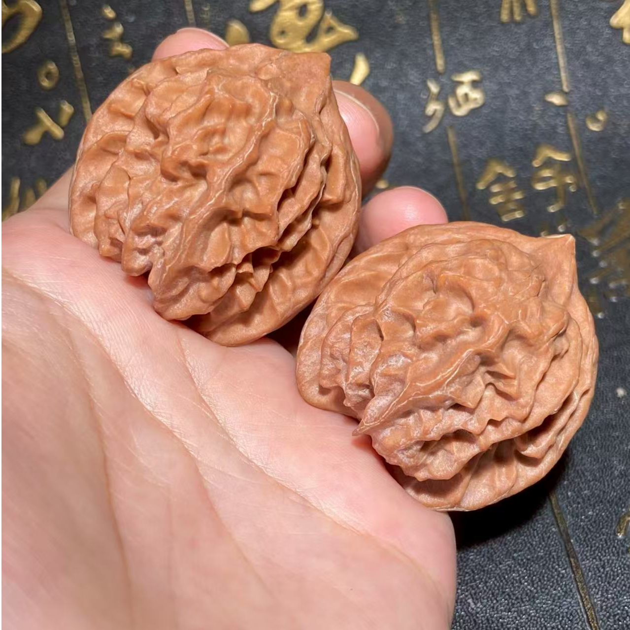 文玩核桃把件曹大龙边39