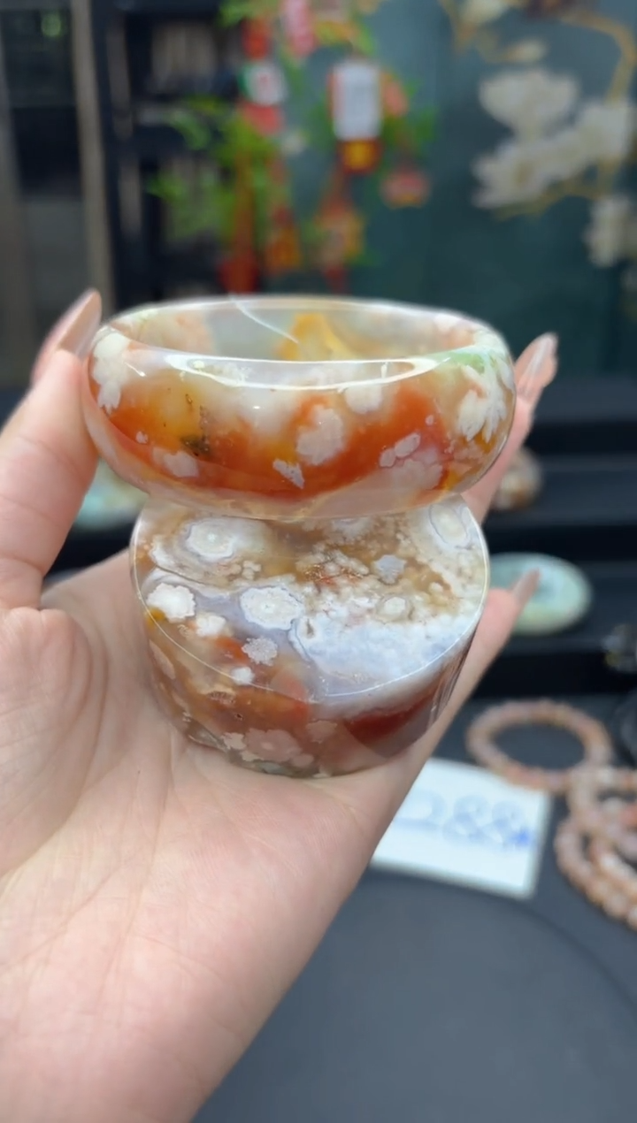 【闪购商品】石英质玉手镯未镶嵌4（62圈赠送镯心）