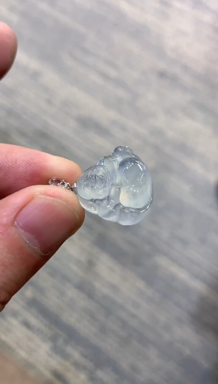 颈饰未镶嵌翡翠天然A货翡翠