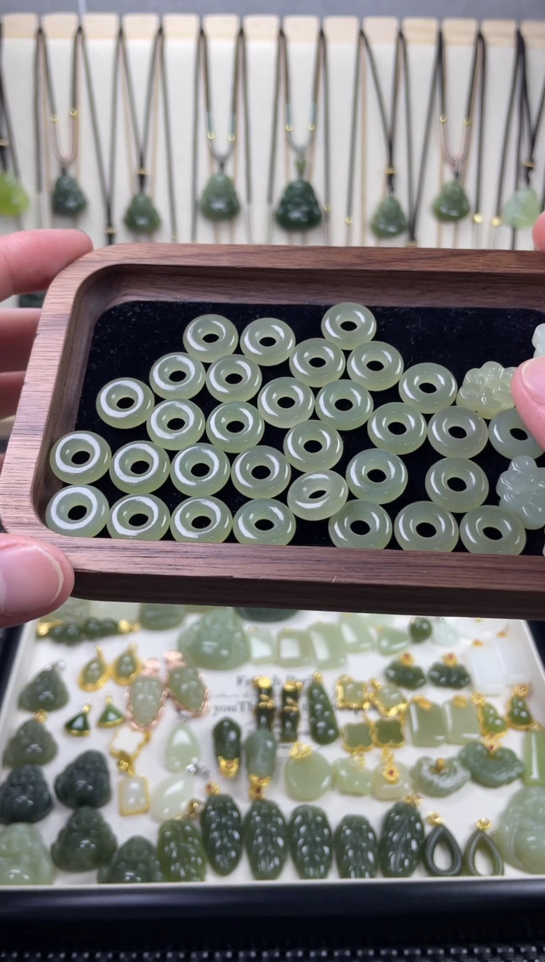 吊坠(不含链)未镶嵌和田玉甜甜圈随机发