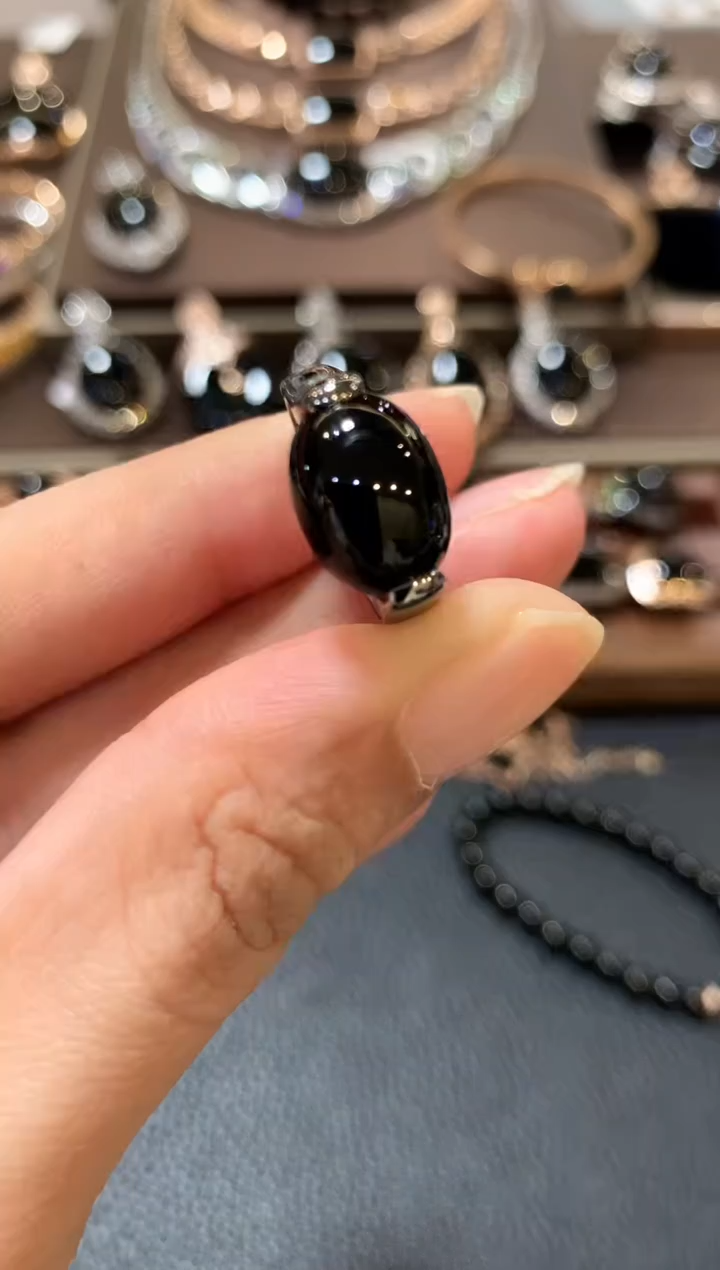 18K金镶嵌戒指翡翠z53多样性一件发货