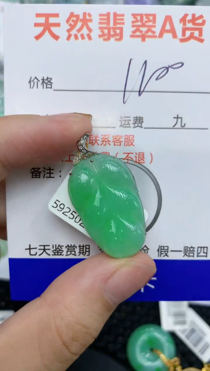 【闪购商品】翡翠颈饰18K金镶嵌111111111111 