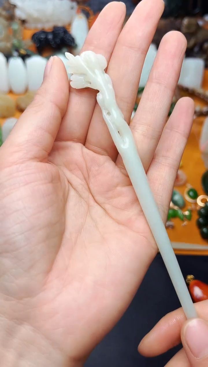 【闪购商品】和田玉发饰未镶嵌发簪