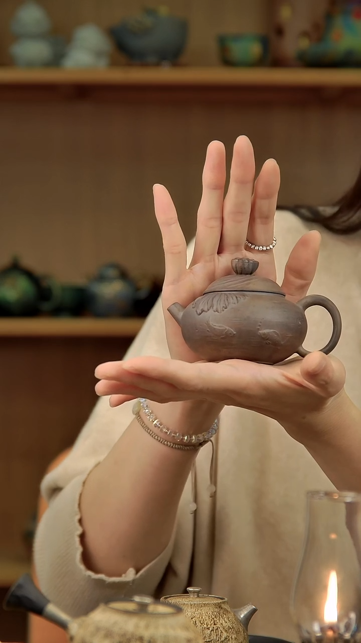 言野手作  原矿西施壶（孤品）