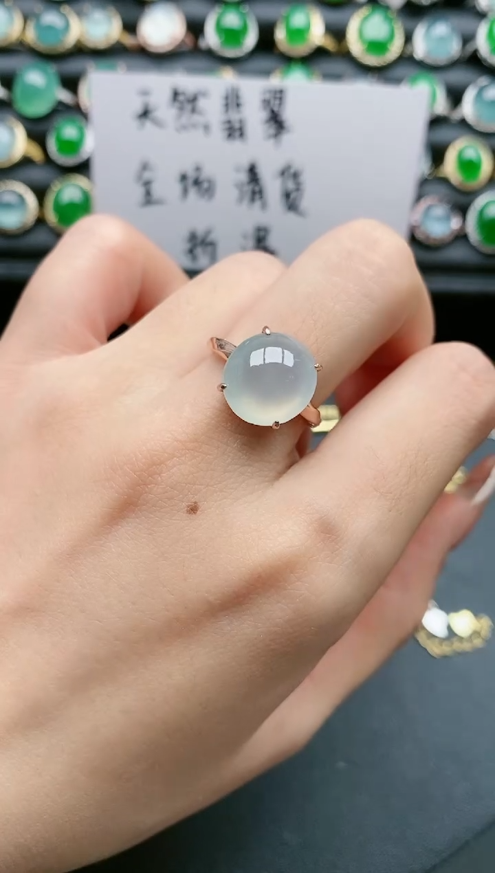 【闪购商品】翡翠戒指银S925镶嵌11111111
