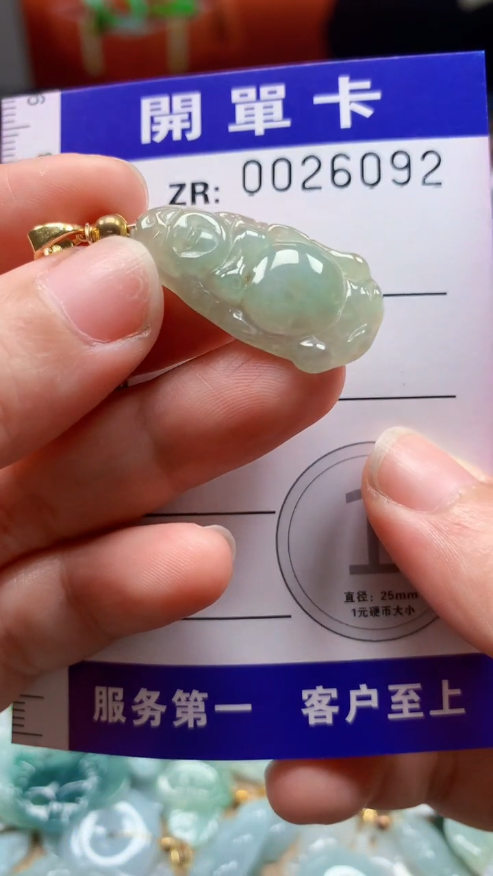 翡翠未镶嵌颈饰翡翠A货 多样性发其一（不含链）