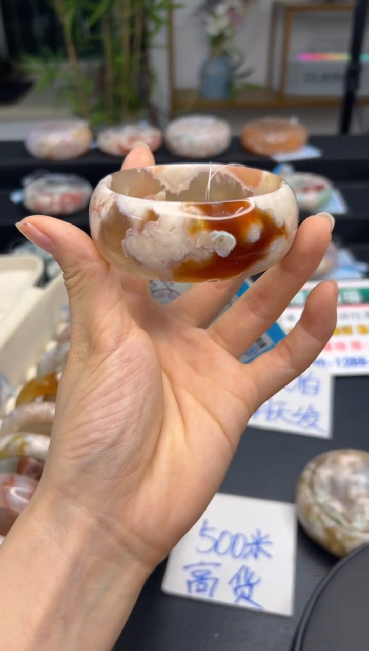 【闪购商品】石英质玉手镯未镶嵌A1337(59圈)