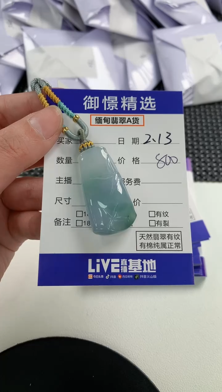 【闪购商品】翡翠颈饰未镶嵌69           