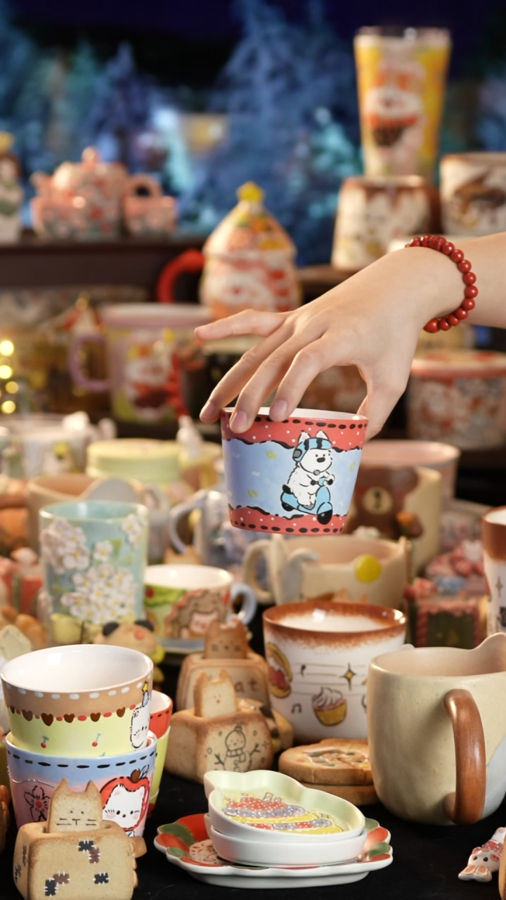 其他陶景德镇釉下彩手绘设计师款陶瓷