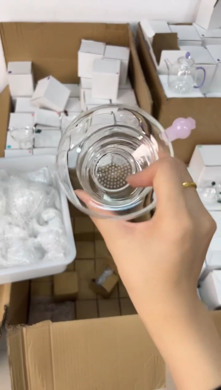 粉色一体茶漏简易包装