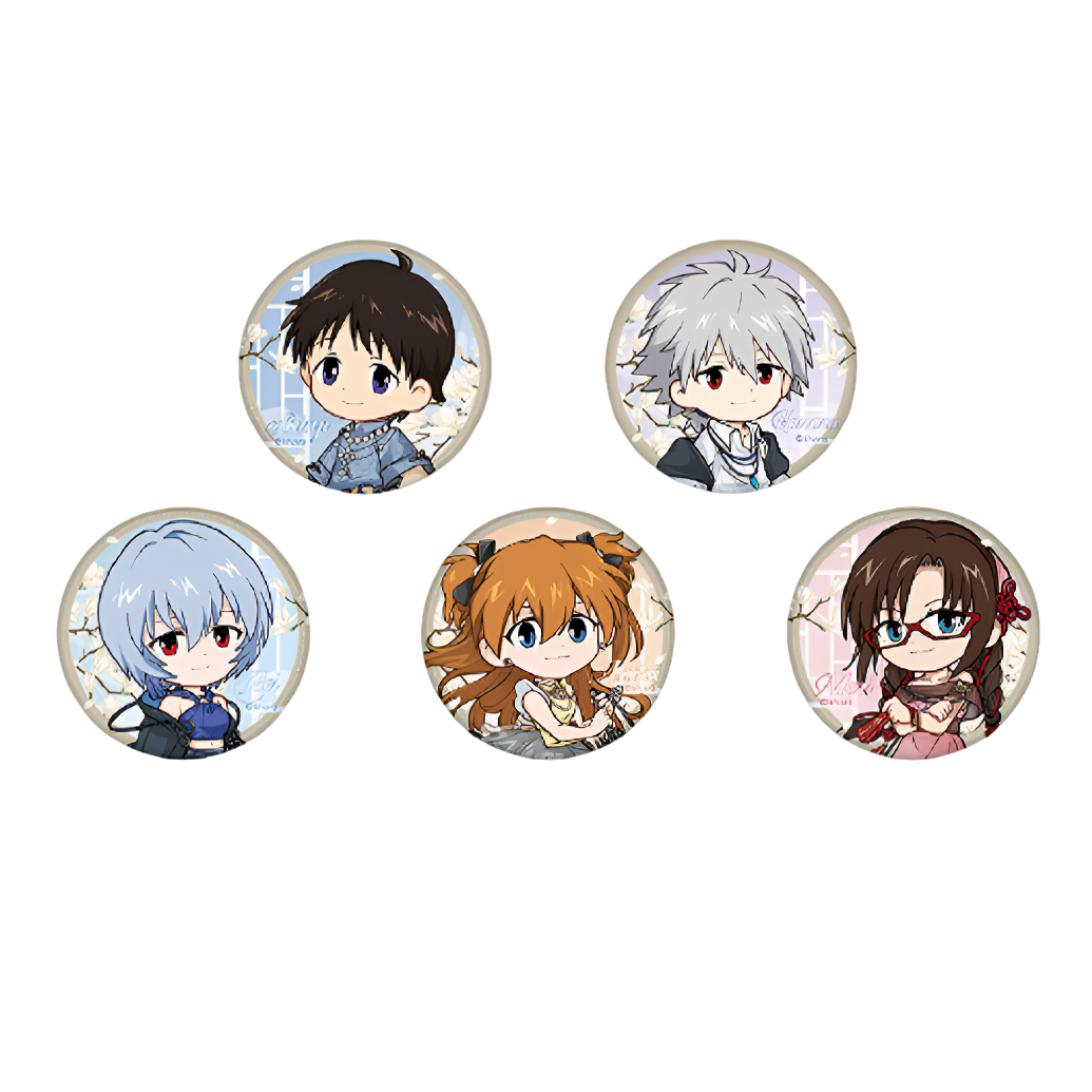 EVA・限定正版・Q版mini徽章组（5个）・韶华主题餐厅限定收藏周边