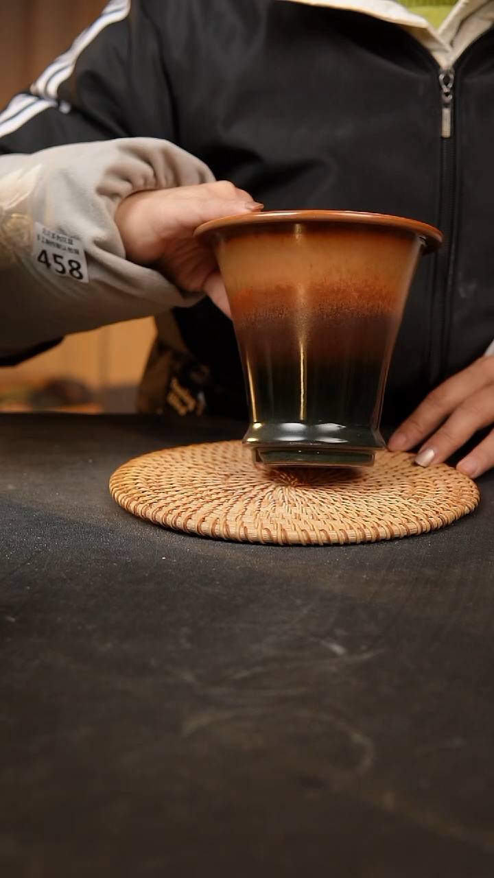 【闪购商品】瓷片泥泥手工花盆口