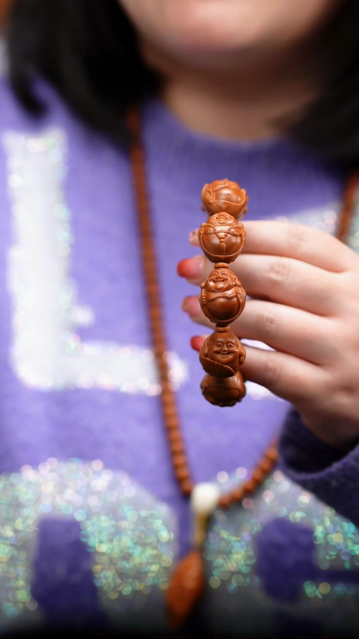 【闪购商品】橄榄核手串/手链八宝弥勒