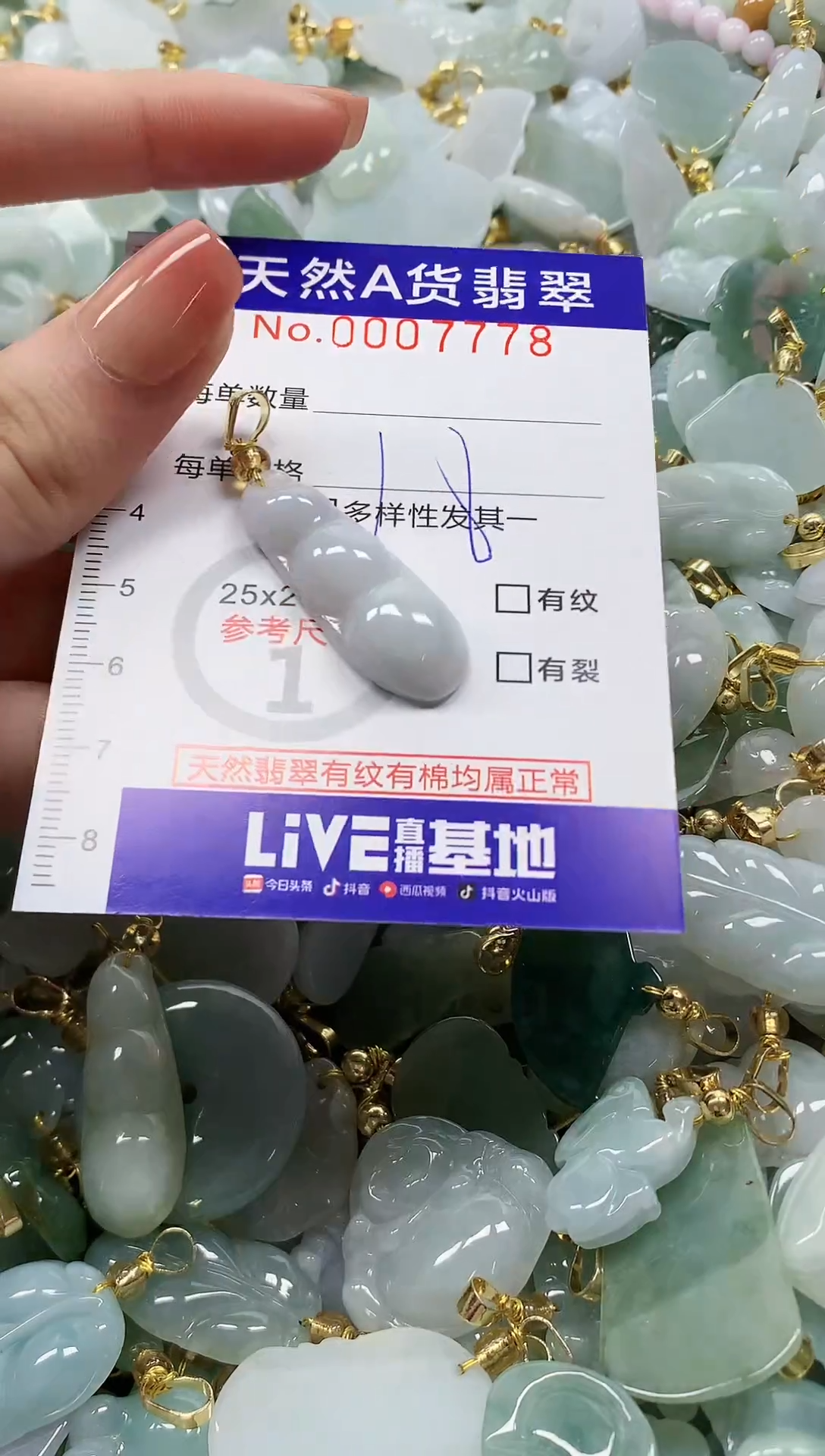 颈饰未镶嵌翡翠纯天然a货翡翠