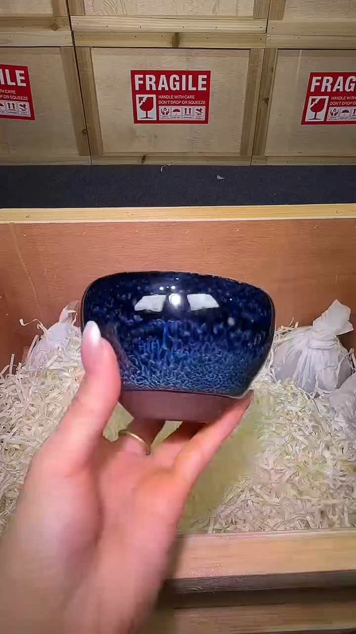 茶盏茶盏主人杯元财蓝鹧鸪钵