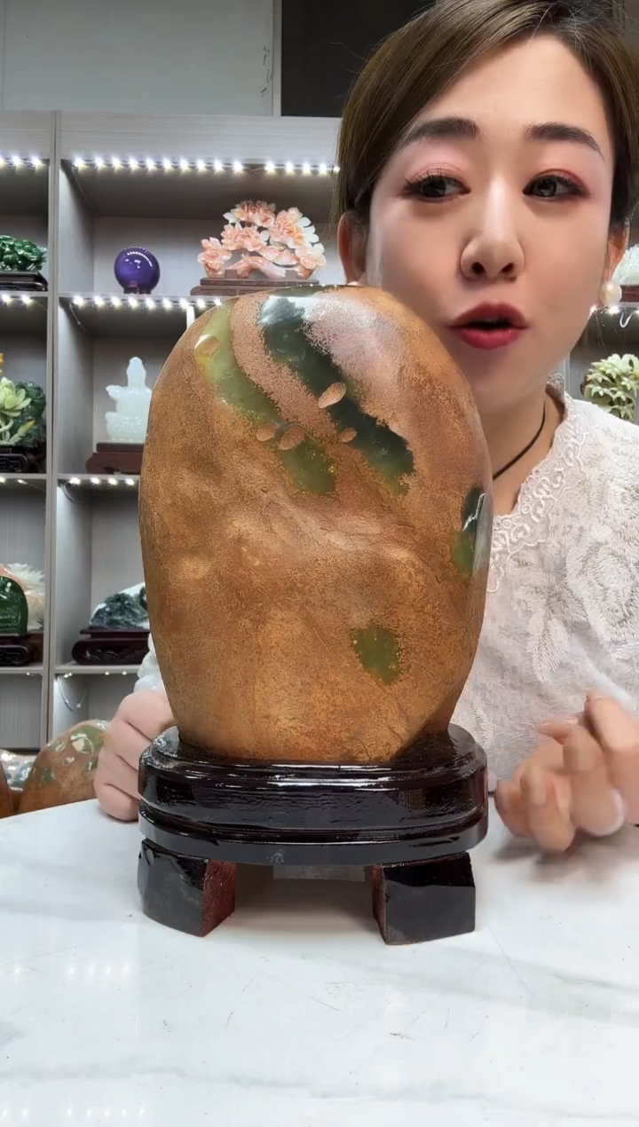 石材天然石材家居摆件办公室客厅玄关高档摆件