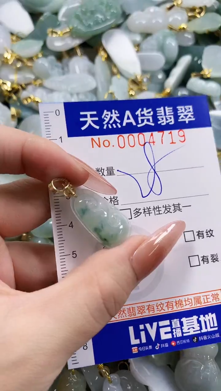 颈饰未镶嵌翡翠天然A货翡翠