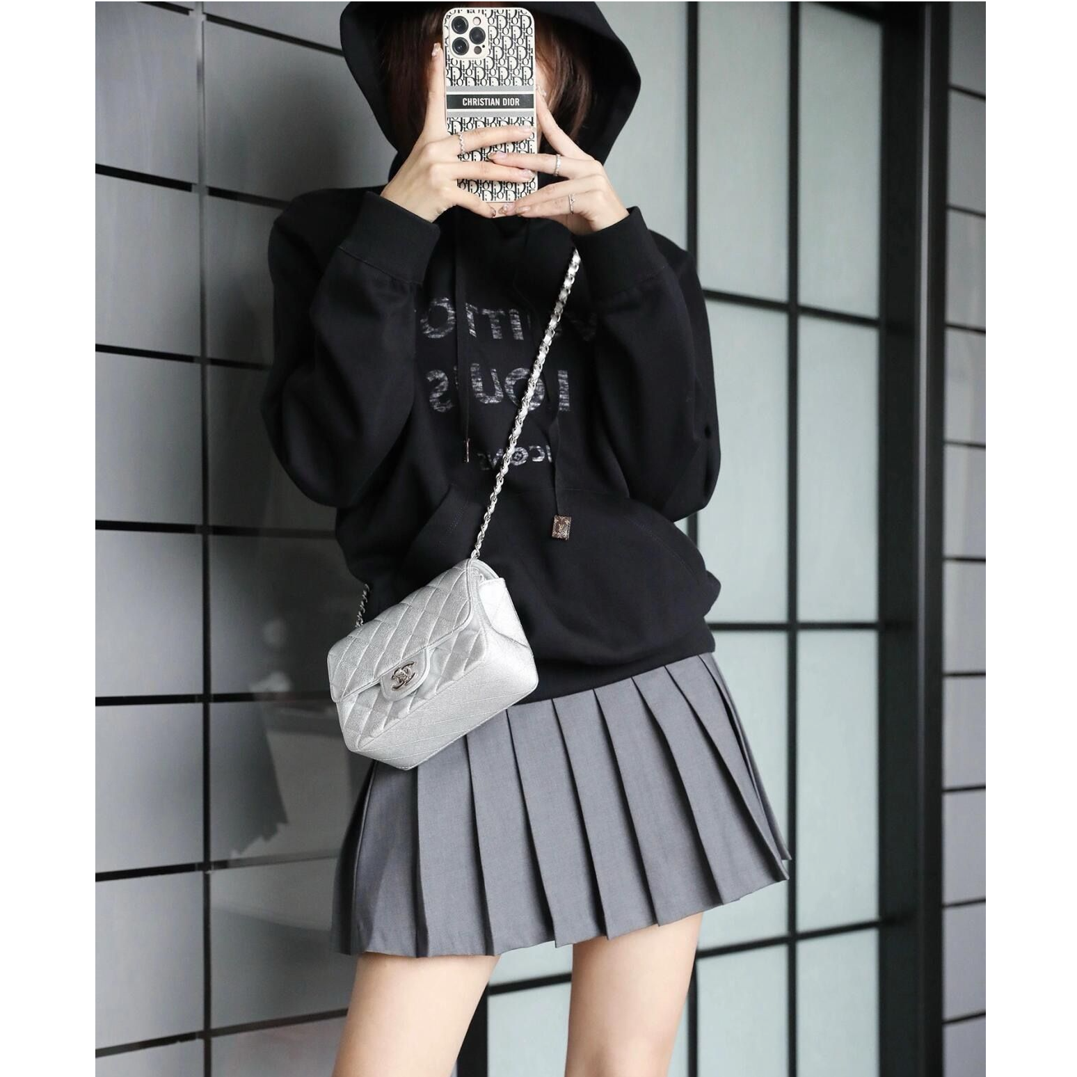 全新未使用 LouisVuitton/路易威登 双双臻选/vv01400/LV卫衣/L码