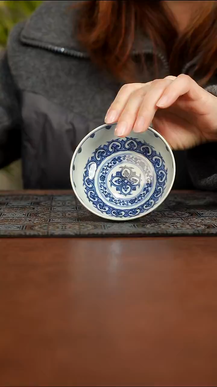 景德镇茶器手工宝相普洱杯