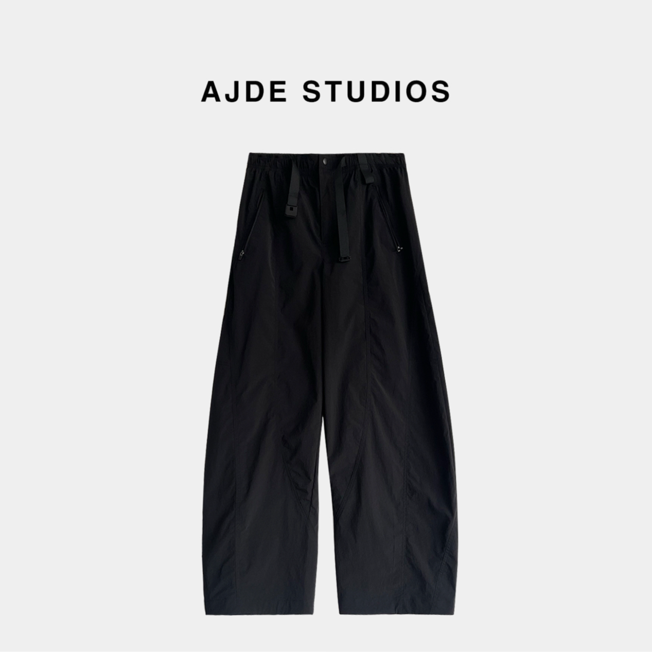 AJDE｜弯刀工装裤秋冬穿搭01