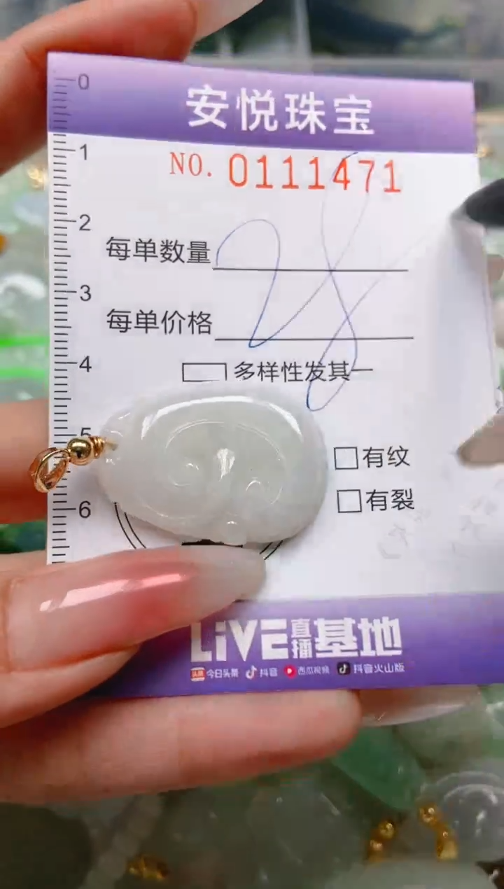 【闪购商品】翡翠颈饰未镶嵌闪购0111471