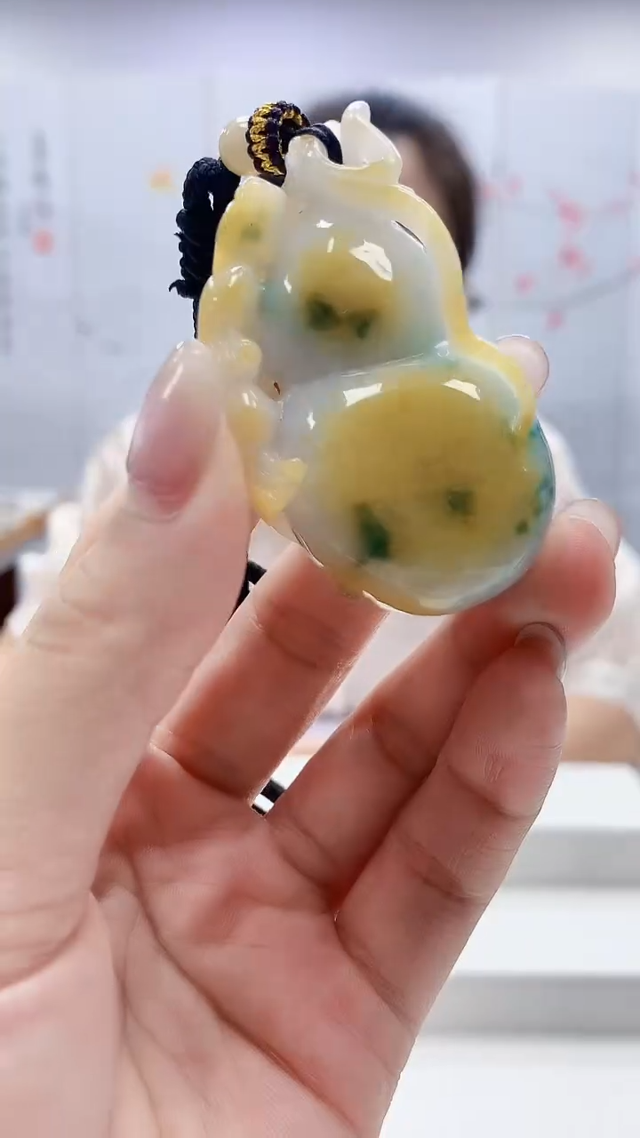 定制翡翠未镶嵌4902lr-毛货挂件80