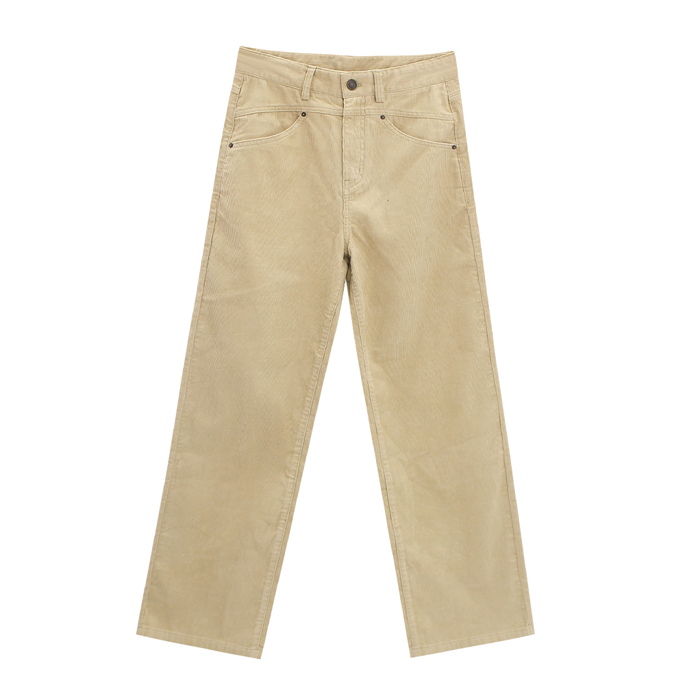 秋季新款休闲裤100%棉宽松阔腿长裤1542