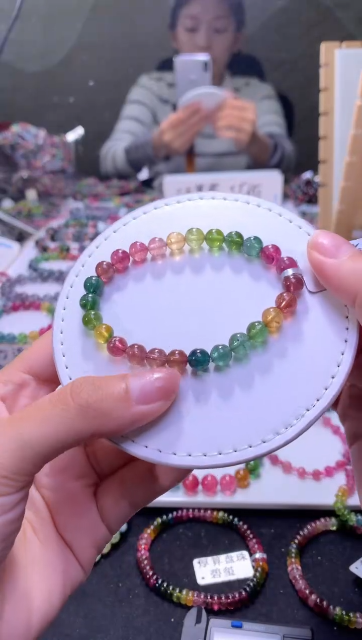 未镶嵌手串碧玺A158【天然碧玺】